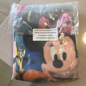 NEW Disney and friends 3D fleece throw.